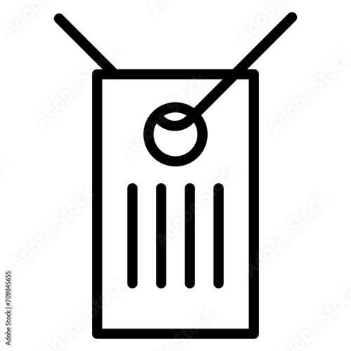 Dog Tag icon vector image. Can be used for Battle Royale.