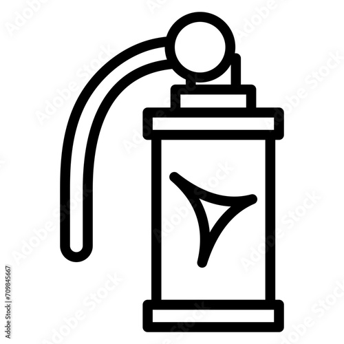 Flash Bang icon vector image. Can be used for Battle Royale.