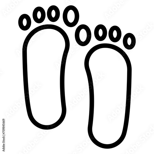 Footsteps icon vector image. Can be used for Battle Royale.