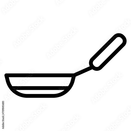 Frying Pan icon vector image. Can be used for Battle Royale.