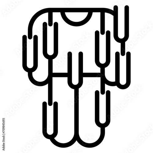 Ghilie Suit icon vector image. Can be used for Battle Royale.