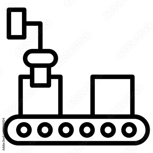 Automotive Industry icon vector image. Can be used for Industry.