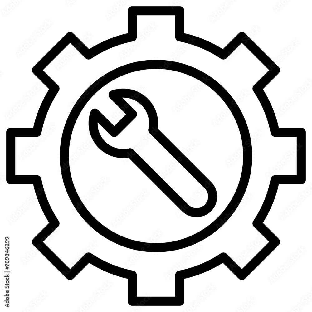 Maintenance icon vector image. Can be used for Industry. Maintenance icon vector image. Can be used for Industry.