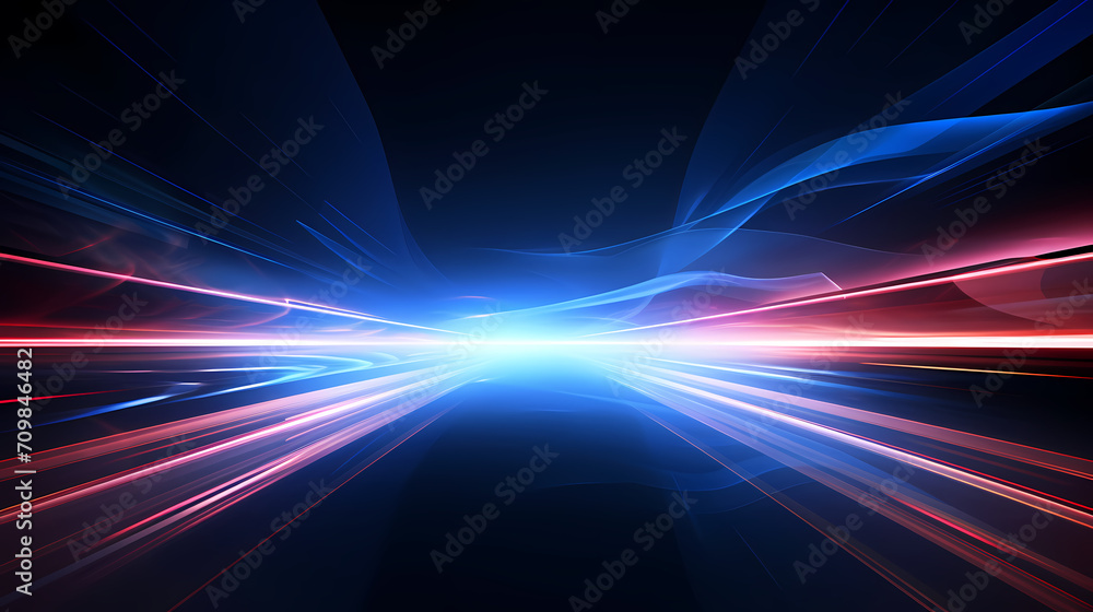 Abstract line art background, technological background