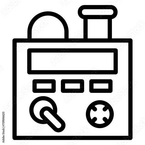 Gas Fume Chamber icon vector image. Can be used for Science.