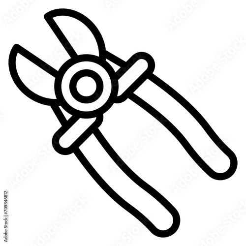 Wire Cutter icon vector image. Can be used for Science.