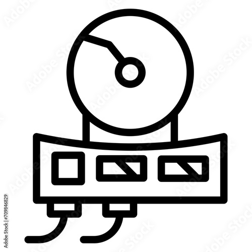 Friability Tester icon vector image. Can be used for Science. photo