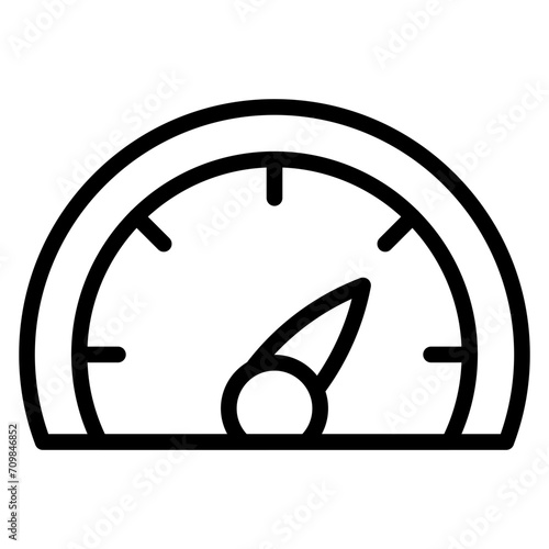 Barometer icon vector image. Can be used for Science.