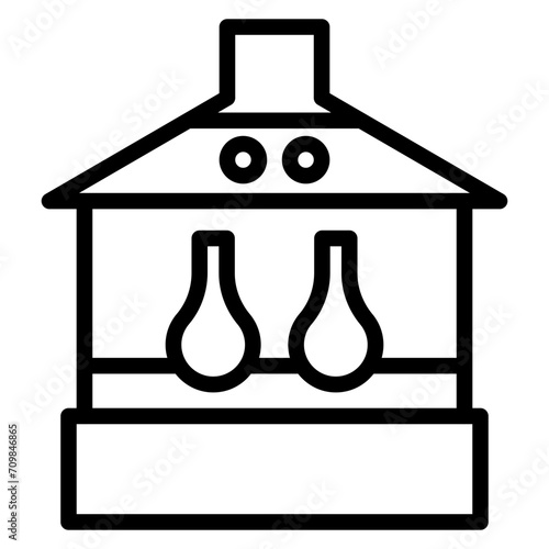 Fume Hood icon vector image. Can be used for Science.