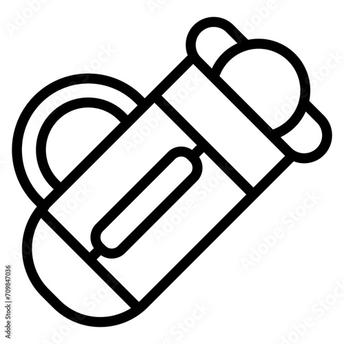Stroboscope icon vector image. Can be used for Science.