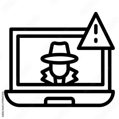 Fraud icon vector image. Can be used for Prison.