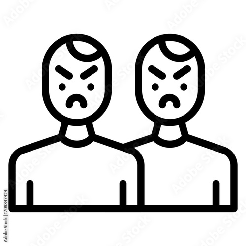 Cellmate icon vector image. Can be used for Prison.