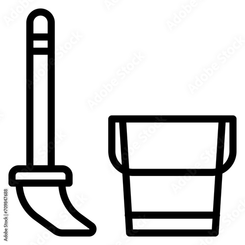 Mopping icon vector image. Can be used for Cleaning and Dusting.