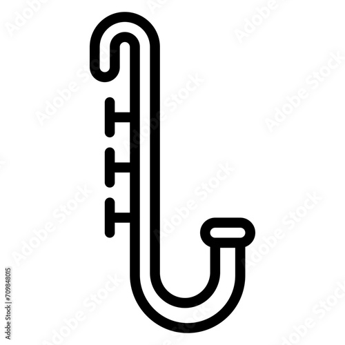 Blues icon vector image. Can be used for Instrument.
