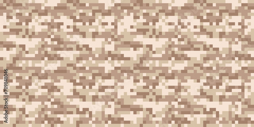 Fototapeta Naklejka Na Ścianę i Meble -  Desert camouflage  pattern for army. Proxy camouflage military pattern