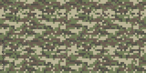 Trendy camouflage pattern for army. Proxy camouflage military pattern © Osipov Art