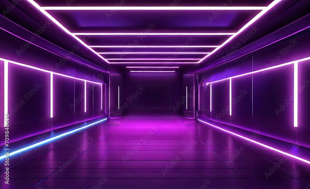 Neon light abstract background Square tu Neon light abstract background Square tu