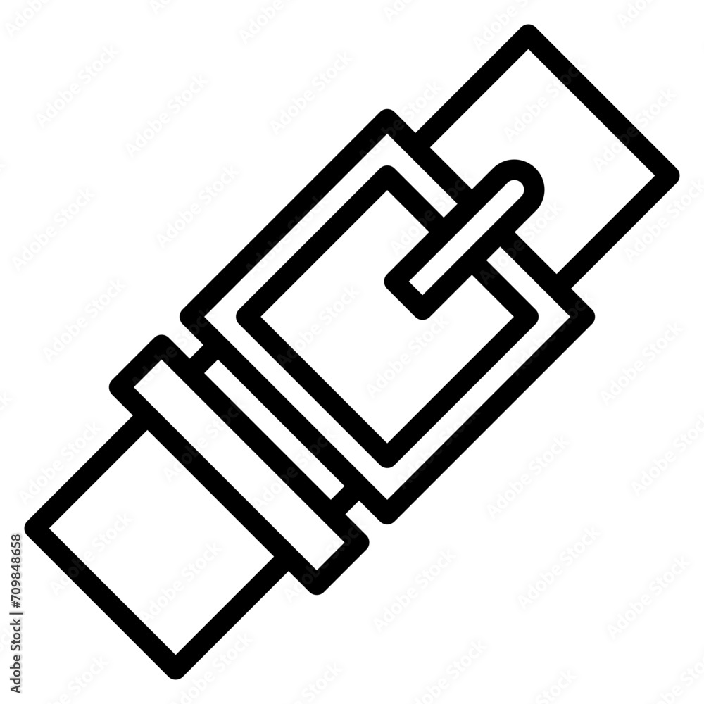 Belt icon vector image. Can be used for Luxury.