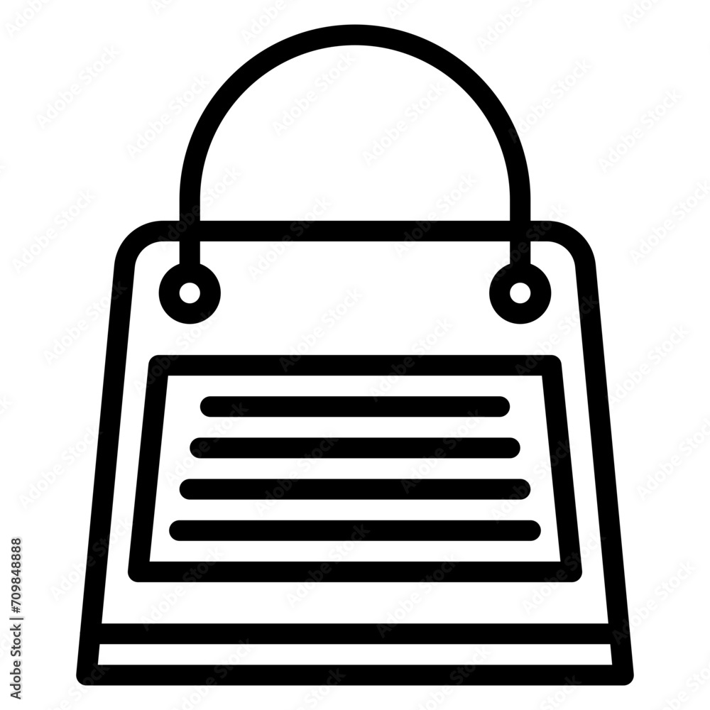Shopping Bag icon vector image. Can be used for Luxury. Shopping Bag icon vector image. Can be used for Luxury.