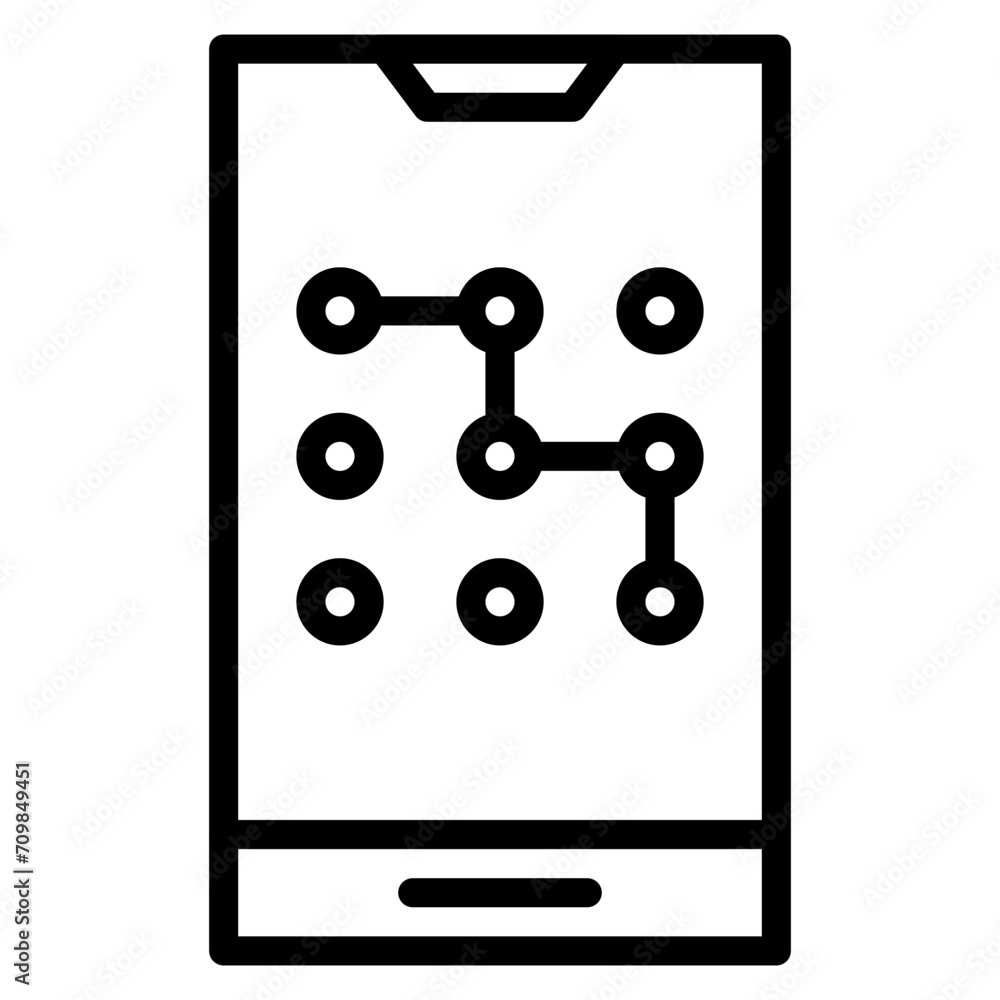 Pattern Lock icon vector image. Can be used for Trading. Pattern Lock icon vector image. Can be used for Trading.