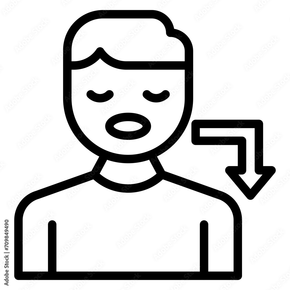Bulimia icon vector image. Can be used for Psychology. Bulimia icon vector image. Can be used for Psychology.