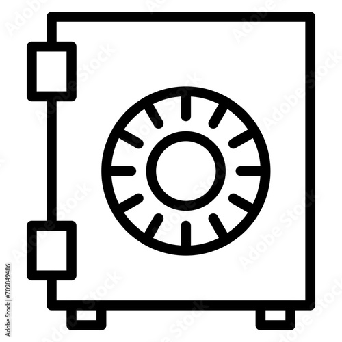Vault icon vector image. Can be used for Trading.