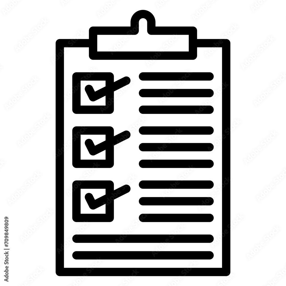 Checklist icon vector image. Can be used for Adventure. Checklist icon vector image. Can be used for Adventure.