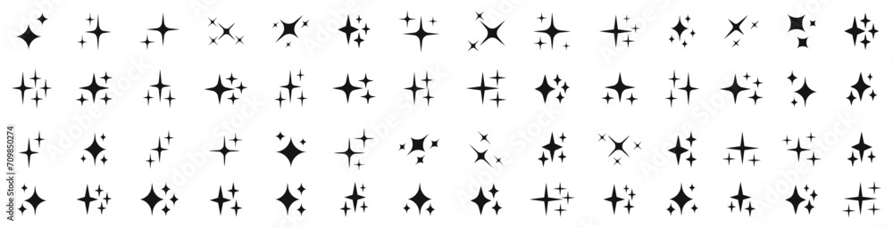 Star vector icons. Sparkle shape icons. Collection of star sparkles symbol. Stars vector collection Star vector icons. Sparkle shape icons. Collection of star sparkles symbol. Stars vector collection