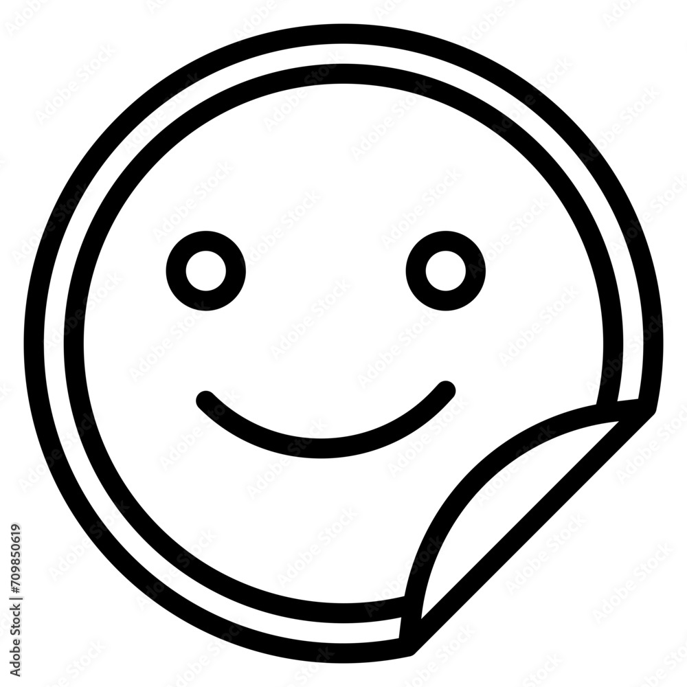 Sticker icon vector image. Can be used for Printing. Sticker icon vector image. Can be used for Printing.