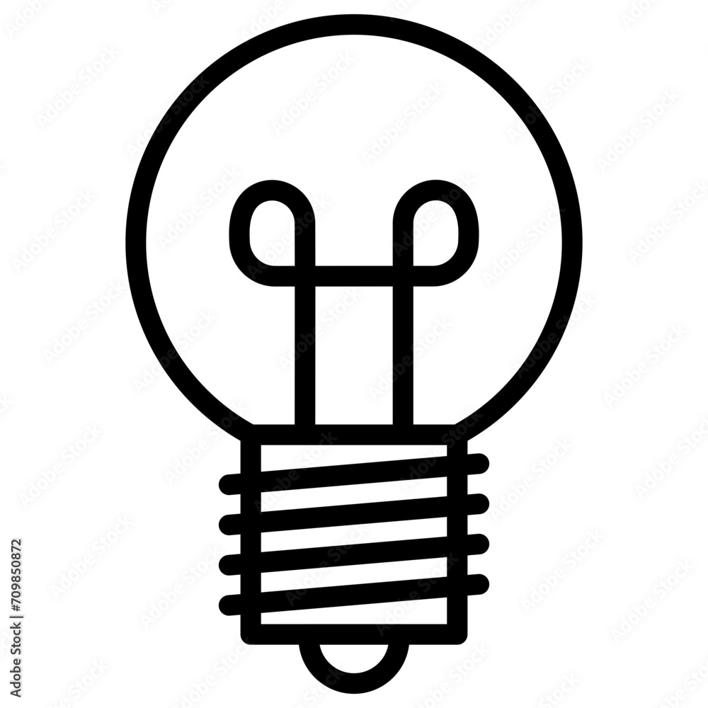 Light Bulb icon vector image. Can be used for Carnival. Light Bulb icon vector image. Can be used for Carnival.