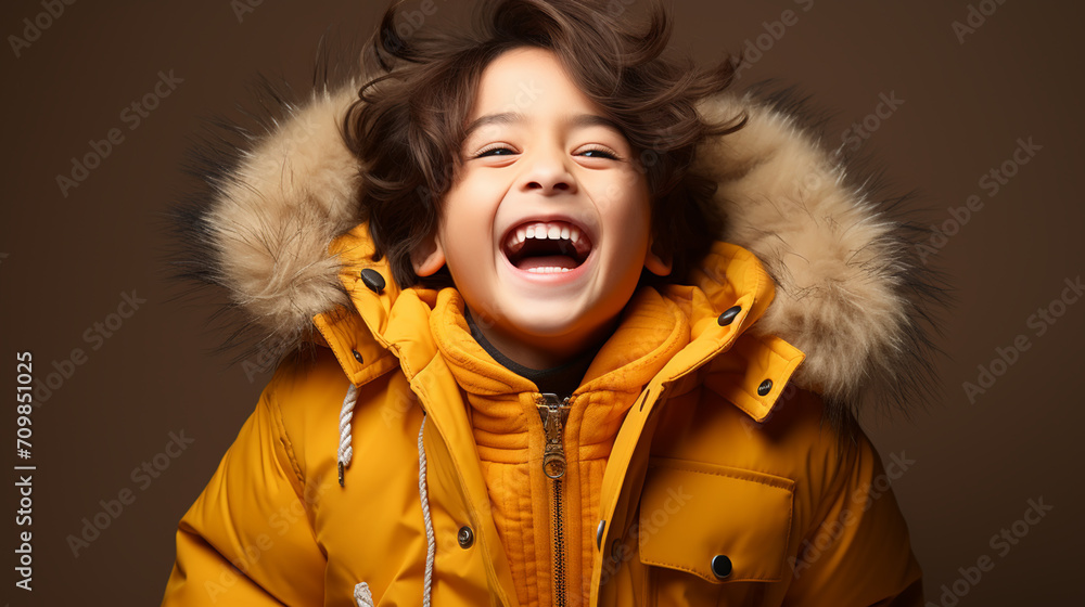portrait of a smile boy posing on a color background portrait of a smile boy posing on a color background