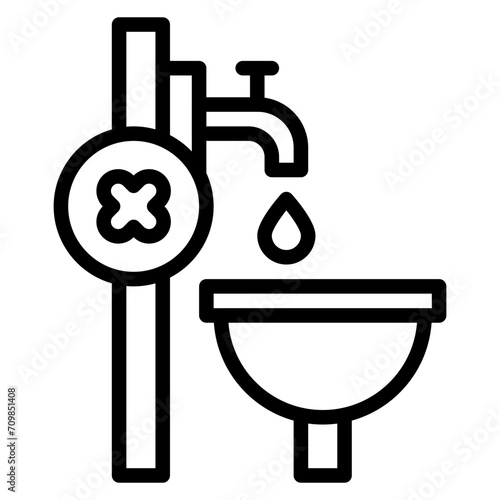 Water Scarcity icon vector image. Can be used for Homeless.