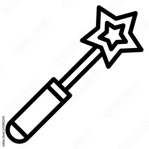 Magic icon vector image. Can be used for Fairytale.
