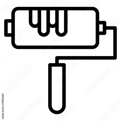 Roller icon vector image. Can be used for Veterinary.