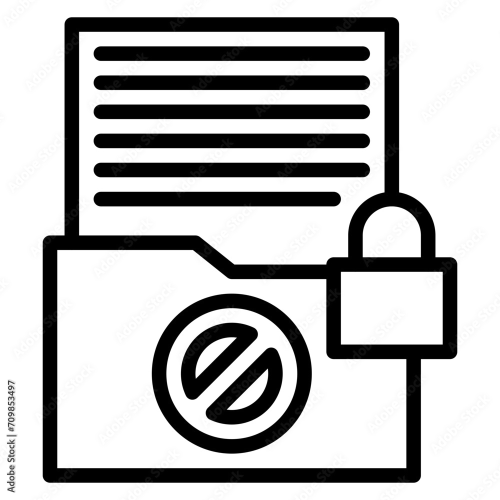 Sensitive Personal Data icon vector image. Can be used for Compliance And Regulation. Sensitive Personal Data icon vector image. Can be used for Compliance And Regulation.