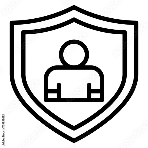 Pseudonymisation icon vector image. Can be used for Compliance And Regulation.