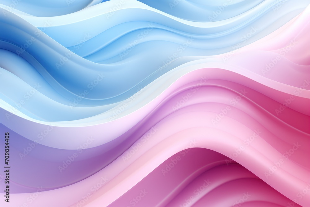 Obraz premium Abstract 3d luxury premium background, colorful flowing curved waves, golden accent, lighting effect