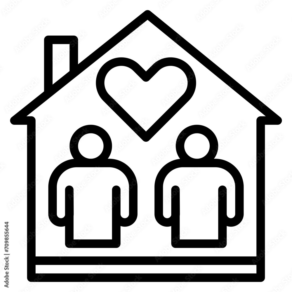 Assisted Living icon vector image. Can be used for Home Services. Assisted Living icon vector image. Can be used for Home Services.