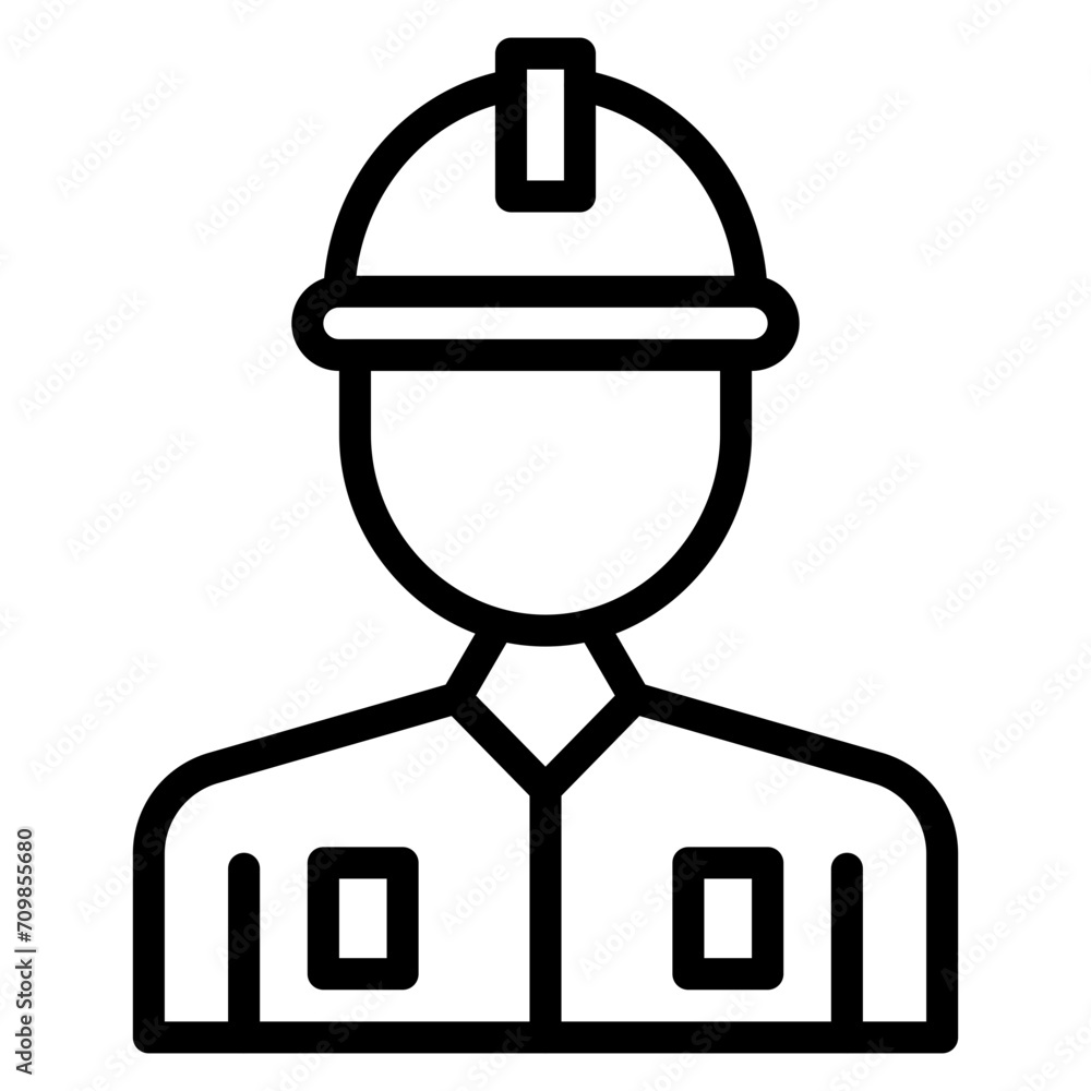 Essential Worker icon vector image. Can be used for Home Services. Essential Worker icon vector image. Can be used for Home Services.