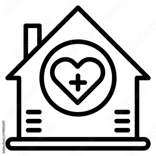 Home Care icon vector image. Can be used for Home Services.