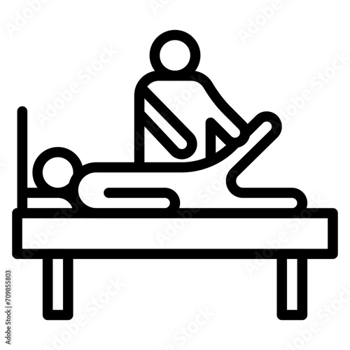 Physical Therapy Assistance icon vector image. Can be used for Home Services.
