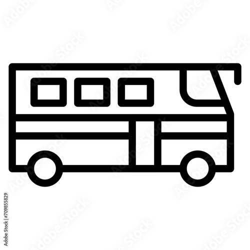 Shuttle Service icon vector image. Can be used for Home Services.