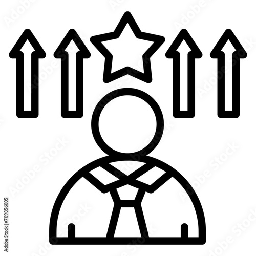 Employees Motivation icon vector image. Can be used for Human Resource.