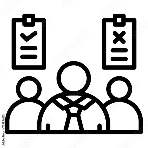 Head Hunting icon vector image. Can be used for Human Resource.