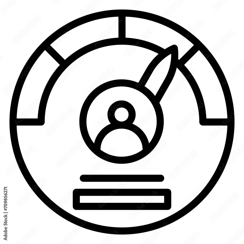 Employee Performance icon vector image. Can be used for Staff Management. Employee Performance icon vector image. Can be used for Staff Management.