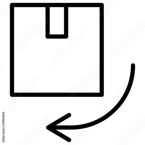 Return icon vector image. Can be used for Online Store.