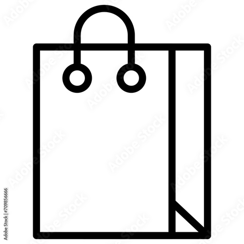 Shopper icon vector image. Can be used for Online Store.