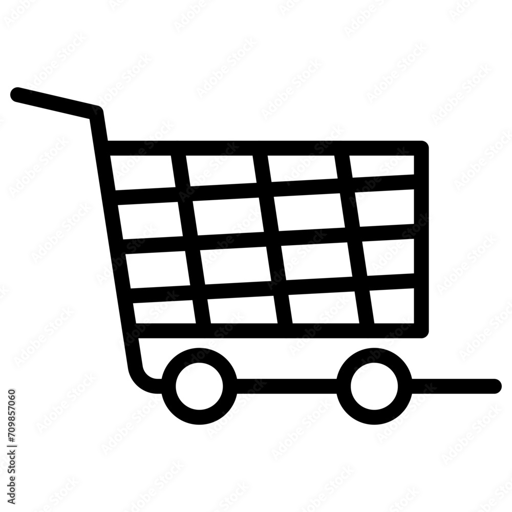 Shopping Cart icon vector image. Can be used for Ecommerce Store. Shopping Cart icon vector image. Can be used for Ecommerce Store.