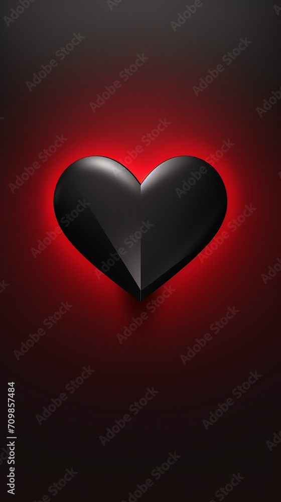 minimalism heart, black and red background in the style of photorealistic created with Generative Ai minimalism heart, black and red background in the style of photorealistic created with Generative Ai