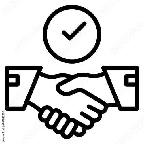 Commitment icon vector image. Can be used for Core Values.